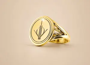 La Bague de la Fondation - Plaquée Or Jaune