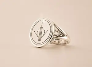 La Bague de la Fondation - Plaquée Or Blanc