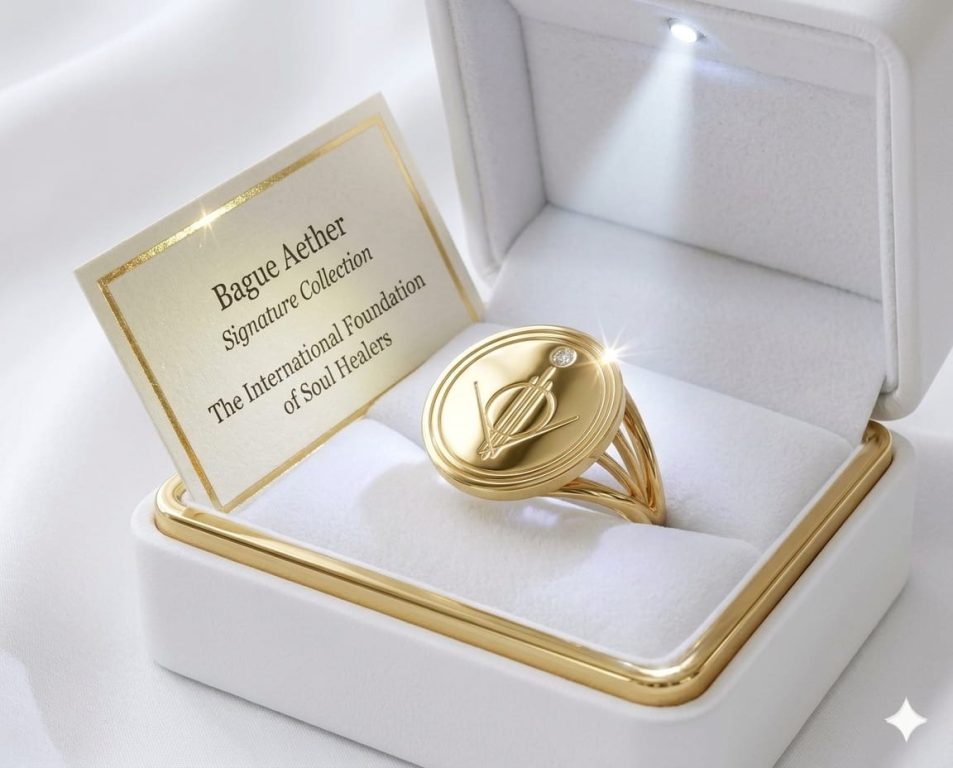La Bague de la Fondation - Collection Signature Æther - Or jaune pur